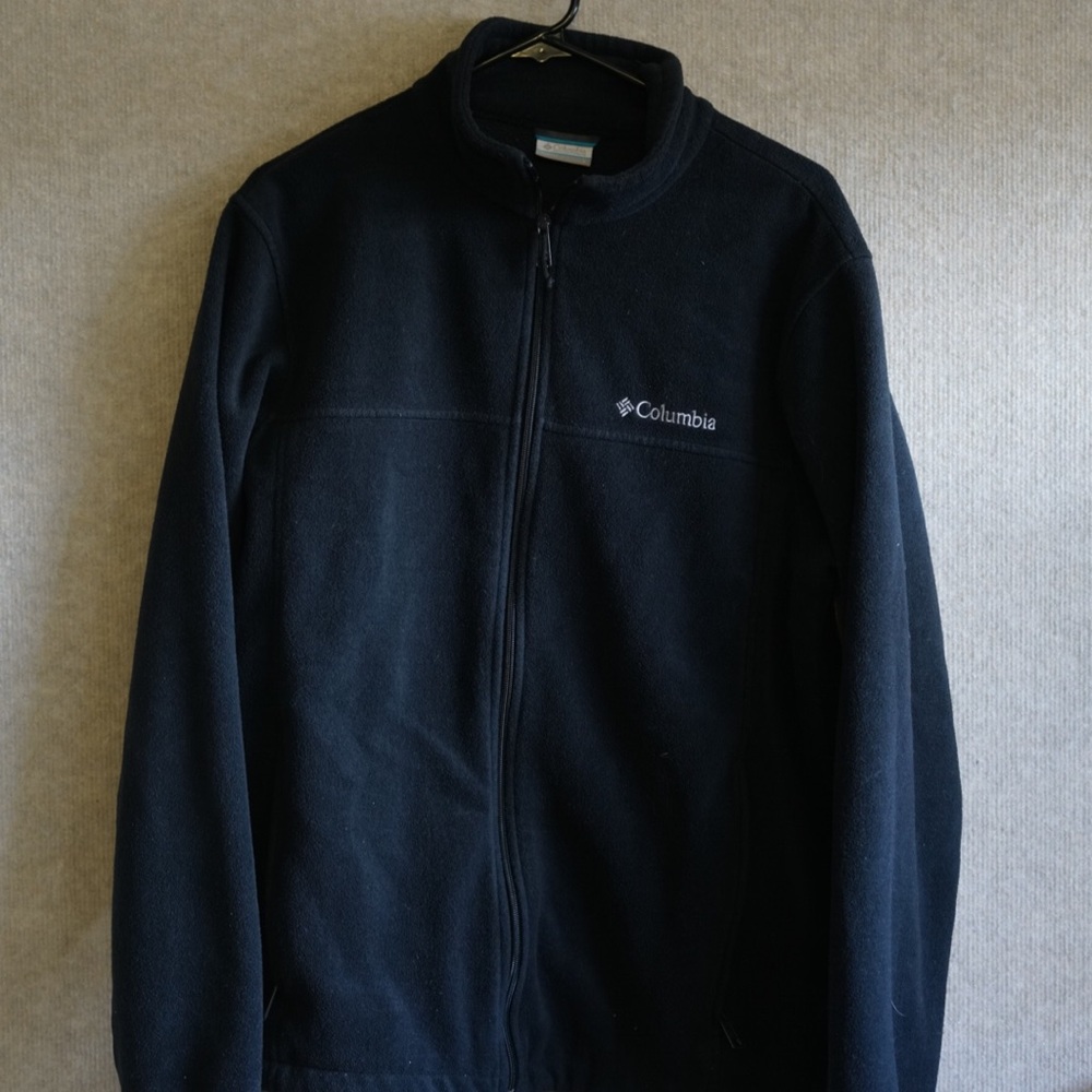 Black Columbia Full Zip Fleece